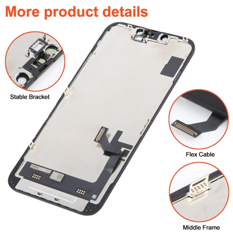 RJ inell LCD Screen for Full Assembly with Digitizer, For iPhone 14(RJ inell), For iPhone 14 Plus(RJ inell)