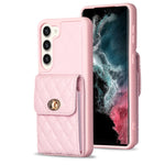 Custodia per telefono in pelle rombica a portafoglio verticale, For Samsung Galaxy S23+ 5G, For Samsung Galaxy S23 Ultra 5G, For Samsung Galaxy S22 Ultra 5G, For Samsung Galaxy S21 FE 5G