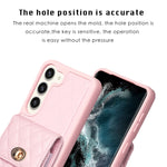 Custodia per telefono in pelle rombica a portafoglio verticale, For Samsung Galaxy S23+ 5G, For Samsung Galaxy S23 Ultra 5G, For Samsung Galaxy S22 Ultra 5G, For Samsung Galaxy S21 FE 5G