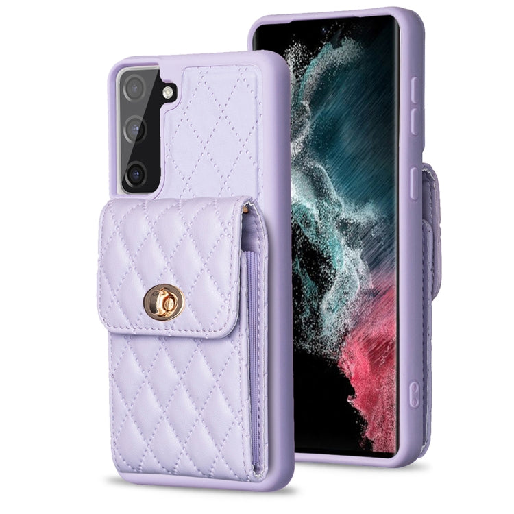 Custodia per telefono in pelle rombica a portafoglio verticale, For Samsung Galaxy S23+ 5G, For Samsung Galaxy S23 Ultra 5G, For Samsung Galaxy S22 Ultra 5G, For Samsung Galaxy S21 FE 5G