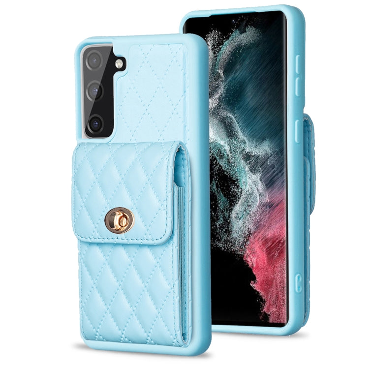 Custodia per telefono in pelle rombica a portafoglio verticale, For Samsung Galaxy S23+ 5G, For Samsung Galaxy S23 Ultra 5G, For Samsung Galaxy S22 Ultra 5G, For Samsung Galaxy S21 FE 5G