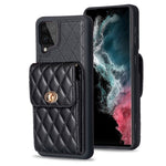 Custodia per telefono in pelle rombica a portafoglio verticale, For Samsung Galaxy A12, For Samsung Galaxy A13 4G, For Samsung Galaxy A34 5G, For Samsung Galaxy A52 4G / 5G