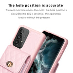 Custodia per telefono in pelle rombica a portafoglio verticale, For Samsung Galaxy A53 5G, For Samsung Galaxy A54 5G