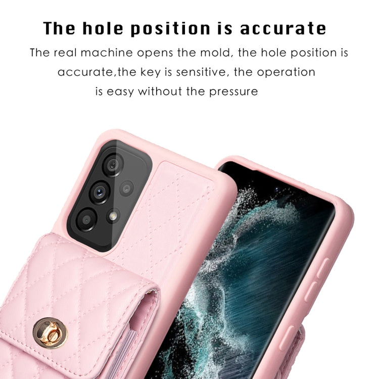 Custodia per telefono in pelle rombica a portafoglio verticale, For Samsung Galaxy A53 5G, For Samsung Galaxy A54 5G