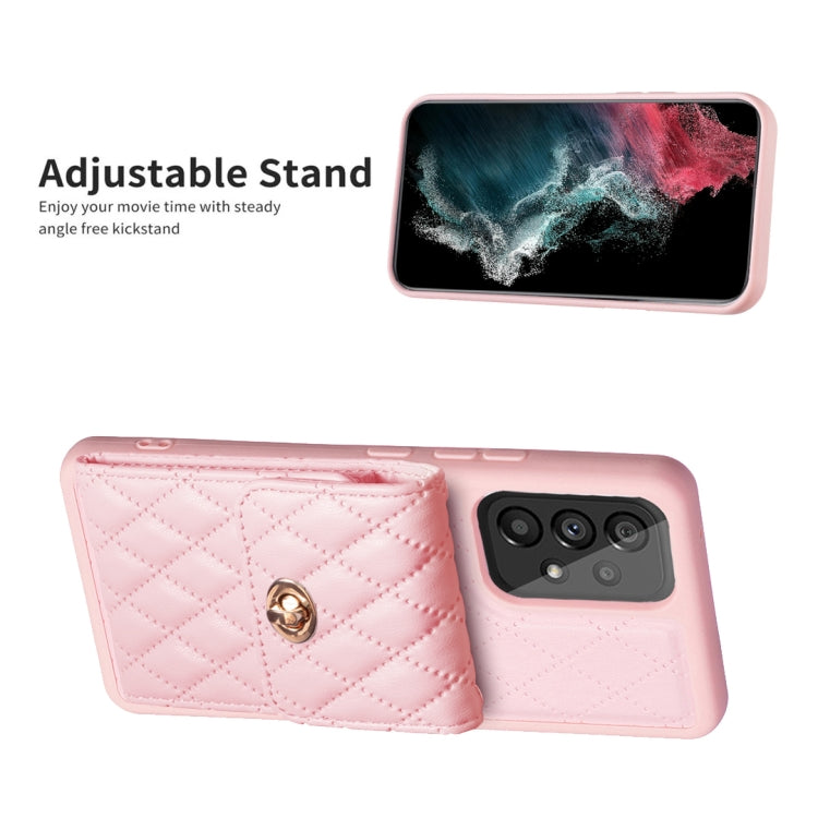 Custodia per telefono in pelle rombica a portafoglio verticale, For Samsung Galaxy A53 5G, For Samsung Galaxy A54 5G