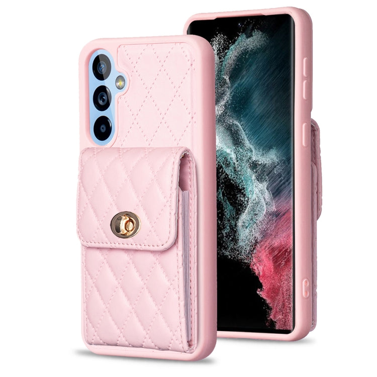 Custodia per telefono in pelle rombica a portafoglio verticale, For Samsung Galaxy A53 5G, For Samsung Galaxy A54 5G