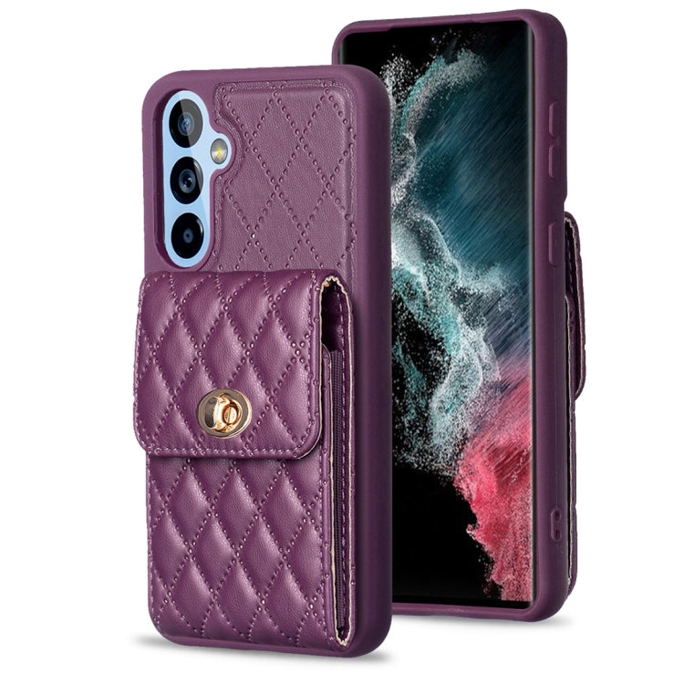 Custodia per telefono in pelle rombica a portafoglio verticale, For Samsung Galaxy A53 5G, For Samsung Galaxy A54 5G