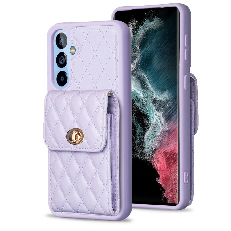Custodia per telefono in pelle rombica a portafoglio verticale, For Samsung Galaxy A53 5G, For Samsung Galaxy A54 5G