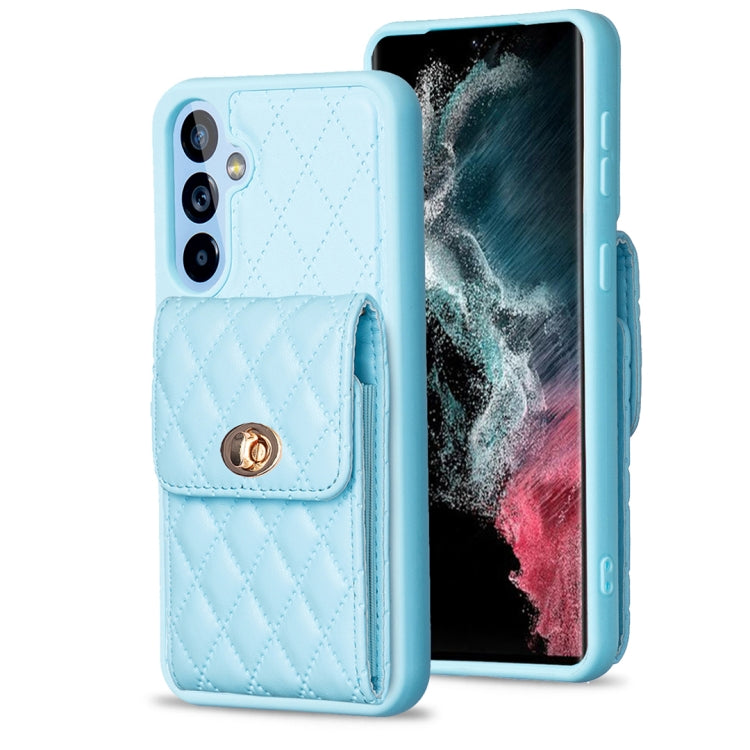 Custodia per telefono in pelle rombica a portafoglio verticale, For Samsung Galaxy A53 5G, For Samsung Galaxy A54 5G