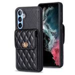 Custodia per telefono in pelle rombica a portafoglio verticale, For Samsung Galaxy A53 5G, For Samsung Galaxy A54 5G