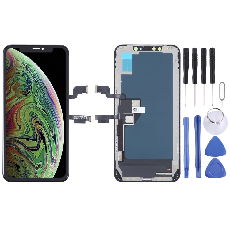 Schermo LCD OLED morbido per assemblaggio completo di digitalizzatore, For iPhone X(Soft OLED), For iPhone XS(Soft OLED), For iPhone XS Max(Soft OLED), For iPhone 11 Pro Max(Soft OLED), For iPhone 11 Pro(Soft OLED), For iPhone 12 Pro Max(Soft OLED)