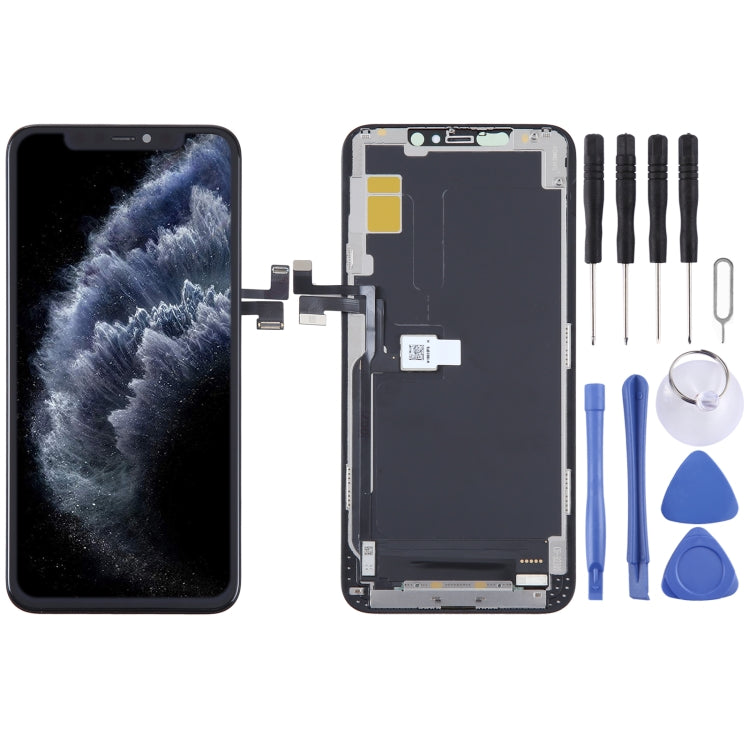 Schermo LCD OLED morbido per assemblaggio completo di digitalizzatore, For iPhone X(Soft OLED), For iPhone XS(Soft OLED), For iPhone XS Max(Soft OLED), For iPhone 11 Pro Max(Soft OLED), For iPhone 11 Pro(Soft OLED), For iPhone 12 Pro Max(Soft OLED)