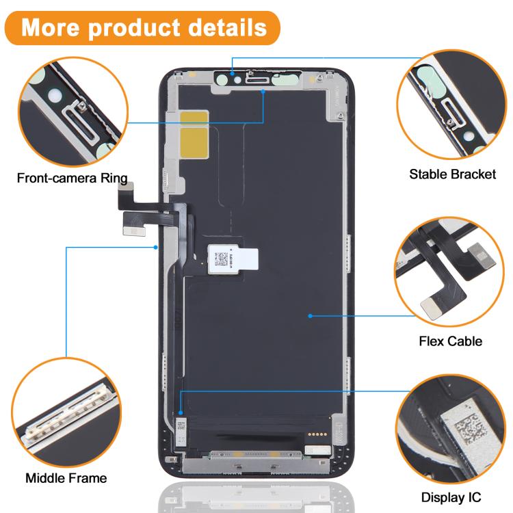 Schermo OLED morbido con digitalizzatore per iPhone