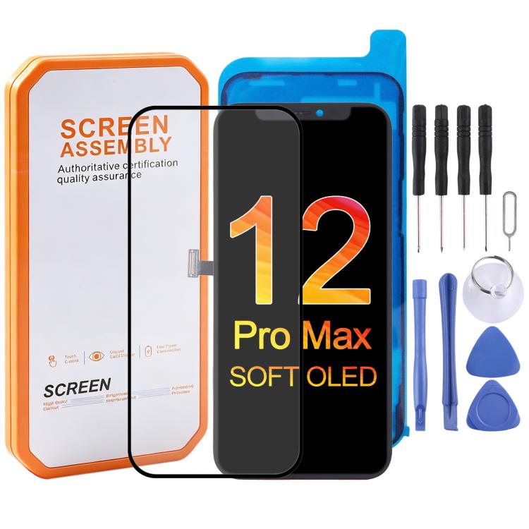 Schermo OLED morbido con digitalizzatore per iPhone