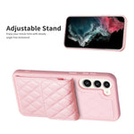 Custodia per telefono in pelle rombica a portafoglio verticale, For Samsung Galaxy S23+ 5G, For Samsung Galaxy S23 Ultra 5G, For Samsung Galaxy S22 Ultra 5G, For Samsung Galaxy S21 FE 5G