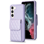 Custodia per telefono in pelle rombica a portafoglio verticale, For Samsung Galaxy S23+ 5G, For Samsung Galaxy S23 Ultra 5G, For Samsung Galaxy S22 Ultra 5G, For Samsung Galaxy S21 FE 5G
