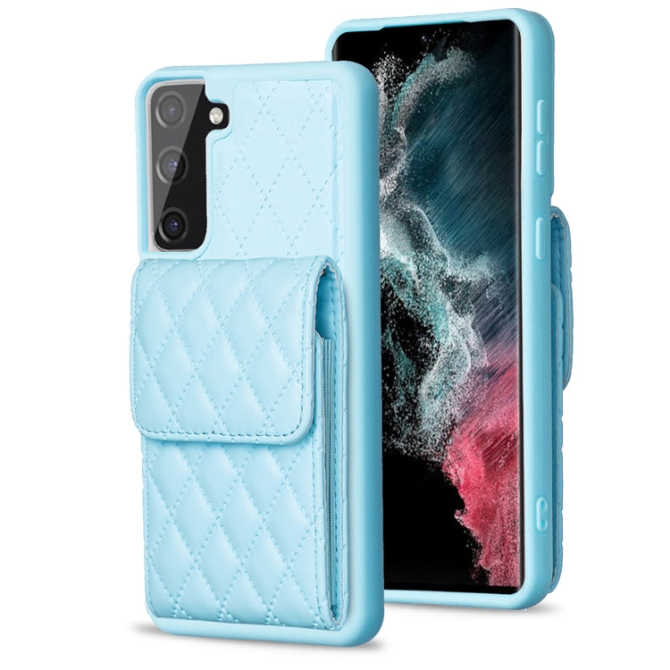 Custodia per telefono in pelle rombica a portafoglio verticale, For Samsung Galaxy S23+ 5G, For Samsung Galaxy S23 Ultra 5G, For Samsung Galaxy S22 Ultra 5G, For Samsung Galaxy S21 FE 5G