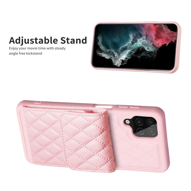 Custodia per telefono in pelle rombica a portafoglio verticale, For Samsung Galaxy A12, For Samsung Galaxy A13 4G, For Samsung Galaxy A34 5G, For Samsung Galaxy A52 4G / 5G