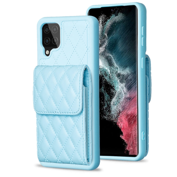 Custodia per telefono in pelle rombica a portafoglio verticale, For Samsung Galaxy A12, For Samsung Galaxy A13 4G, For Samsung Galaxy A34 5G, For Samsung Galaxy A52 4G / 5G