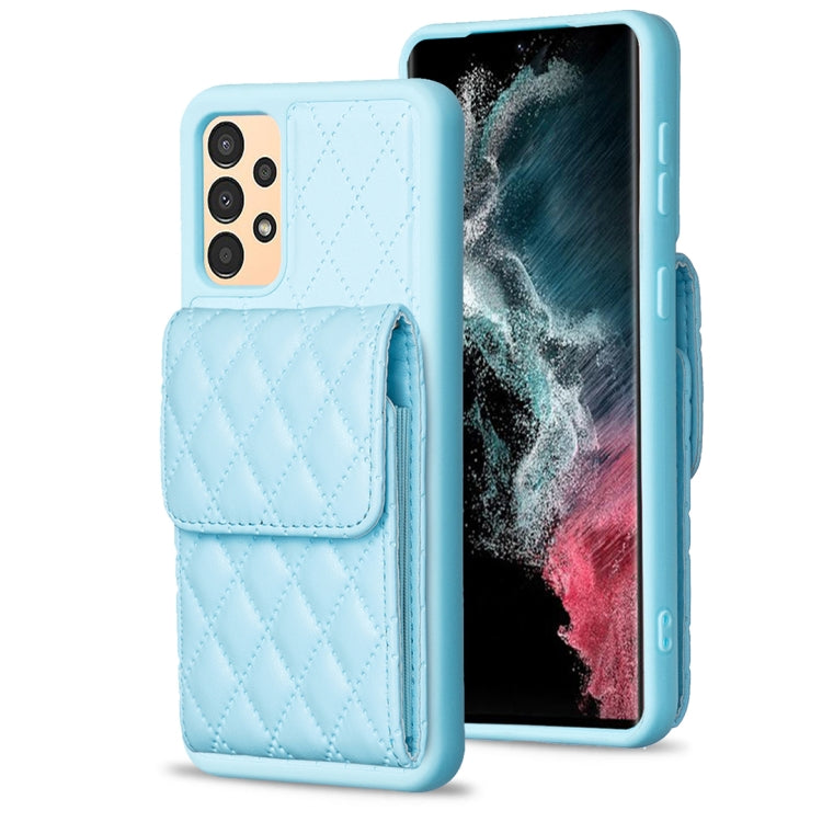 Custodia per telefono in pelle rombica a portafoglio verticale, For Samsung Galaxy A12, For Samsung Galaxy A13 4G, For Samsung Galaxy A34 5G, For Samsung Galaxy A52 4G / 5G