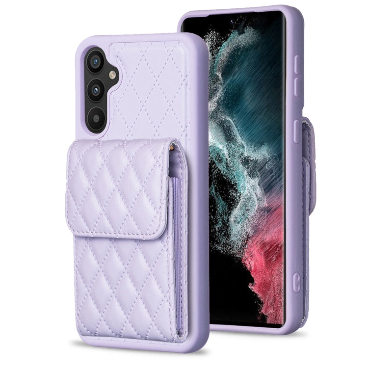 Custodia per telefono in pelle rombica a portafoglio verticale, For Samsung Galaxy A12, For Samsung Galaxy A13 4G, For Samsung Galaxy A34 5G, For Samsung Galaxy A52 4G / 5G