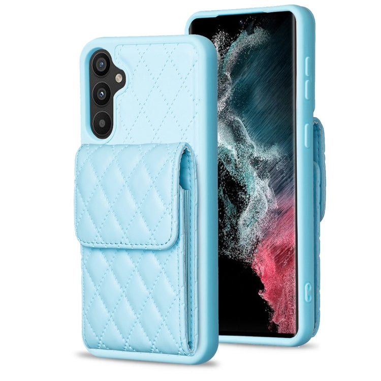 Custodia per telefono in pelle rombica a portafoglio verticale, For Samsung Galaxy A12, For Samsung Galaxy A13 4G, For Samsung Galaxy A34 5G, For Samsung Galaxy A52 4G / 5G