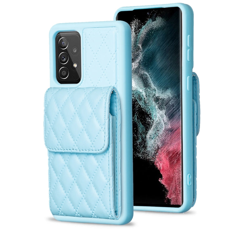 Custodia per telefono in pelle rombica a portafoglio verticale, For Samsung Galaxy A12, For Samsung Galaxy A13 4G, For Samsung Galaxy A34 5G, For Samsung Galaxy A52 4G / 5G