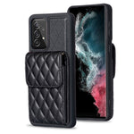 Custodia per telefono in pelle rombica a portafoglio verticale, For Samsung Galaxy A12, For Samsung Galaxy A13 4G, For Samsung Galaxy A34 5G, For Samsung Galaxy A52 4G / 5G