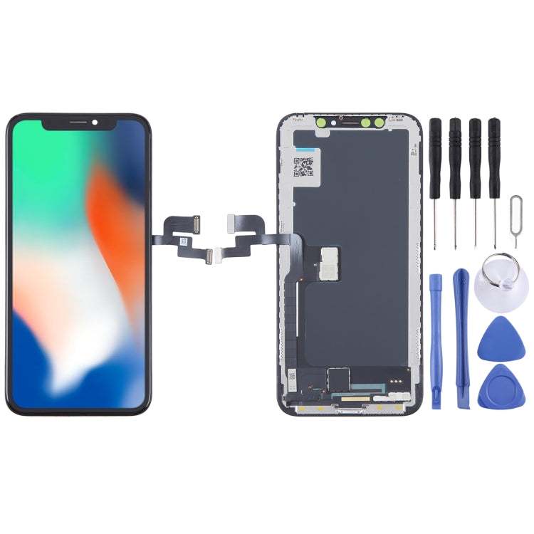 Schermo LCD OLED rigido ALG per assemblaggio completo di digitalizzatore, For iPhone  X(ALG Hard OLED), For iPhone  XS(ALG Hard OLED), For iPhone XS Max(ALG Hard OLED), For iPhone 11 Pro(ALG Hard OLED), For iPhone 11 Pro Max(ALG Hard OLED)