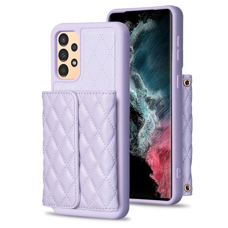 Custodia per telefono in pelle rombica a portafoglio orizzontale, For Samsung Galaxy A54 5G, For Samsung Galaxy A13 4G