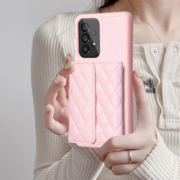 Custodia per telefono in pelle rombica a portafoglio orizzontale, For Samsung Galaxy A54 5G, For Samsung Galaxy A13 4G