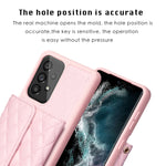 Custodia per telefono in pelle rombica a portafoglio orizzontale, For Samsung Galaxy A54 5G, For Samsung Galaxy A13 4G
