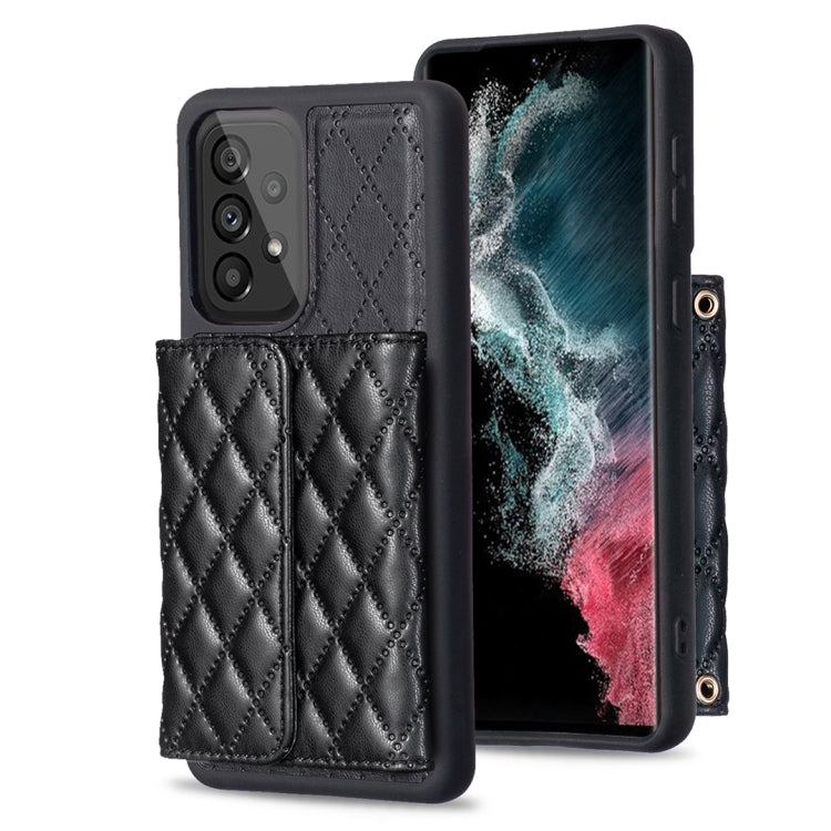 Custodia per telefono in pelle rombica a portafoglio orizzontale, For Samsung Galaxy A54 5G, For Samsung Galaxy A13 4G