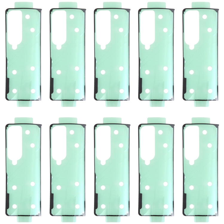 10 pezzi di adesivo per coperchio posteriore originale, For Samsung Galaxy Z Flip4 SM-F721B, For Samsung Galaxy A73 5G SM-A736B, For Samsung Galaxy Z Fold4 SM-F936B, For Samsung Galaxy S23 Ultra 5G SM-S918B, For Samsung Galaxy S21 FE 5G SM-G990B