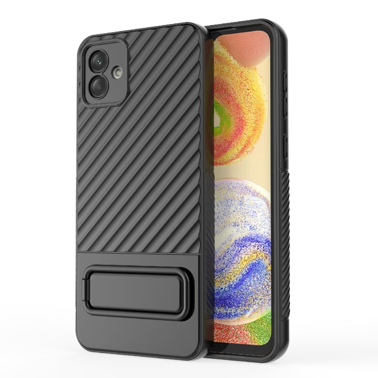 Custodia per cellulare in TPU a trama ondulata con pellicola per lenti, For Samsung Galaxy A04 4G, For Samsung Galaxy A04e 4G, For OnePlus Nord CE 3