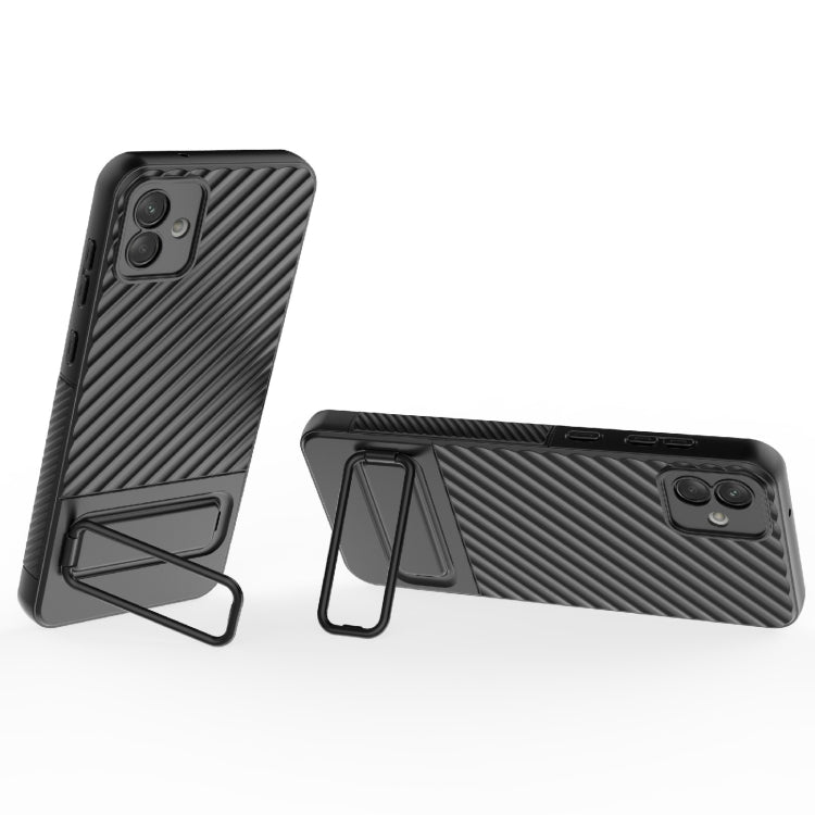Custodia per cellulare in TPU a trama ondulata con pellicola per lenti, For Samsung Galaxy A04 4G, For Samsung Galaxy A04e 4G, For OnePlus Nord CE 3