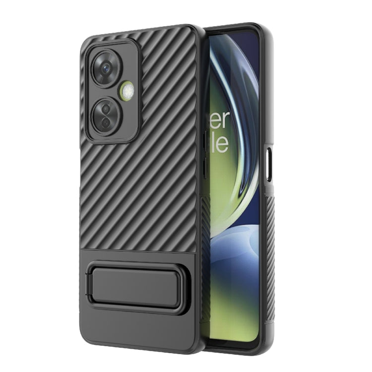 Custodia per cellulare in TPU a trama ondulata con pellicola per lenti, For Samsung Galaxy A04 4G, For Samsung Galaxy A04e 4G, For OnePlus Nord CE 3
