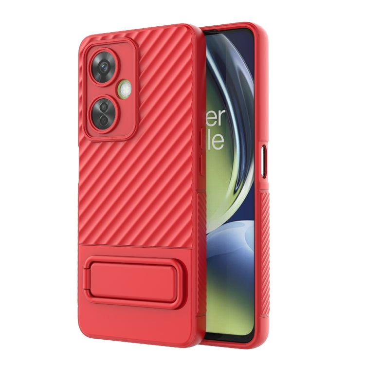 Custodia per cellulare in TPU a trama ondulata con pellicola per lenti, For Samsung Galaxy A04 4G, For Samsung Galaxy A04e 4G, For OnePlus Nord CE 3
