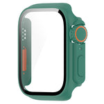 Custodia protettiva per orologio integrata con pellicola temperata + PC, For Apple Watch Series SE 2 / 6 / SE / 5 / 4 40mm, For Apple Watch Series 9 / 8 / 7 41mm, For Apple Watch Series SE 2 / 6 / SE / 5 / 4 44mm, For Apple Watch Series 9 / 8 / 7 45mm
