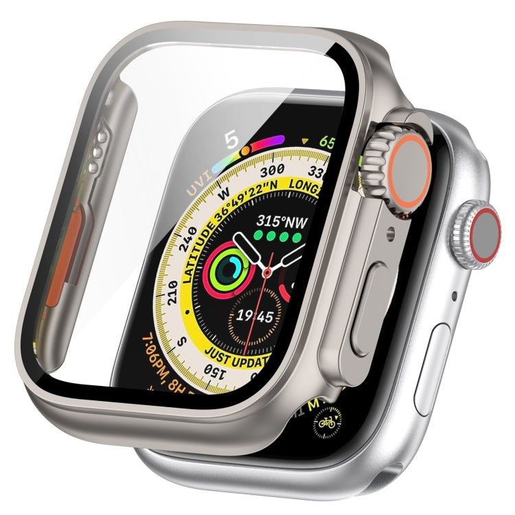 Custodia protettiva per orologio integrata con pellicola temperata + PC, For Apple Watch Series SE 2 / 6 / SE / 5 / 4 40mm, For Apple Watch Series 9 / 8 / 7 41mm, For Apple Watch Series SE 2 / 6 / SE / 5 / 4 44mm, For Apple Watch Series 9 / 8 / 7 45mm