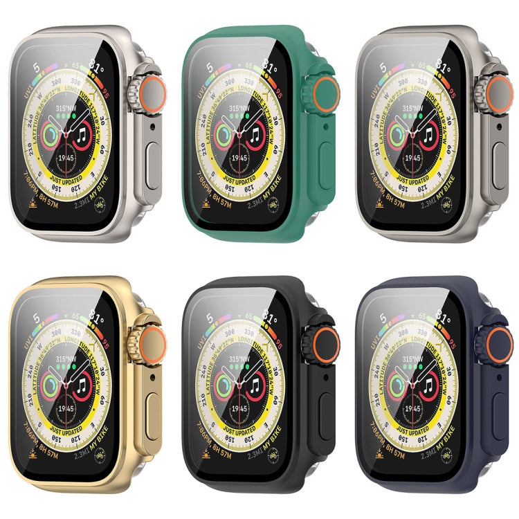 Custodia protettiva per orologio integrata con pellicola temperata + PC, For Apple Watch Series SE 2 / 6 / SE / 5 / 4 40mm, For Apple Watch Series 9 / 8 / 7 41mm, For Apple Watch Series SE 2 / 6 / SE / 5 / 4 44mm, For Apple Watch Series 9 / 8 / 7 45mm
