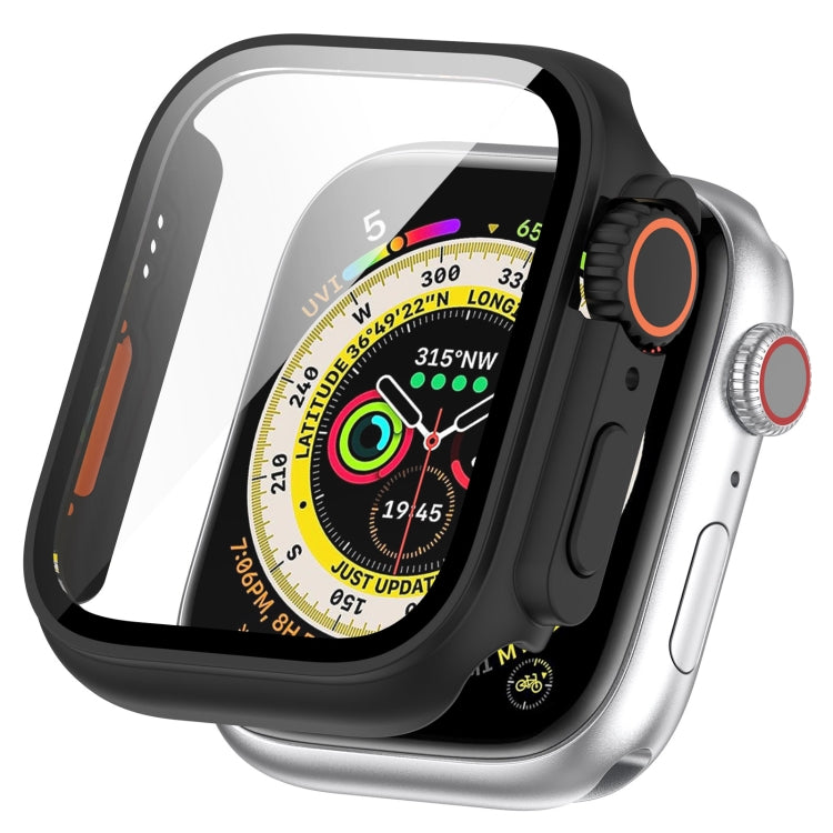 Custodia protettiva per orologio integrata con pellicola temperata + PC, For Apple Watch Series SE 2 / 6 / SE / 5 / 4 40mm, For Apple Watch Series 9 / 8 / 7 41mm, For Apple Watch Series SE 2 / 6 / SE / 5 / 4 44mm, For Apple Watch Series 9 / 8 / 7 45mm