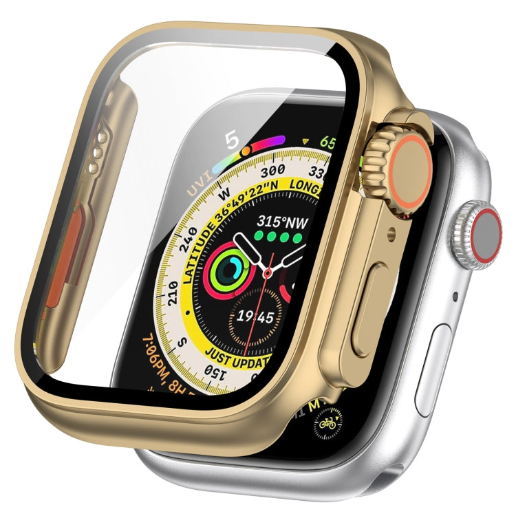 Custodia protettiva per orologio integrata con pellicola temperata + PC, For Apple Watch Series SE 2 / 6 / SE / 5 / 4 40mm, For Apple Watch Series 9 / 8 / 7 41mm, For Apple Watch Series SE 2 / 6 / SE / 5 / 4 44mm, For Apple Watch Series 9 / 8 / 7 45mm
