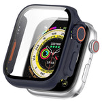 Custodia protettiva per orologio integrata con pellicola temperata + PC, For Apple Watch Series SE 2 / 6 / SE / 5 / 4 40mm, For Apple Watch Series 9 / 8 / 7 41mm, For Apple Watch Series SE 2 / 6 / SE / 5 / 4 44mm, For Apple Watch Series 9 / 8 / 7 45mm