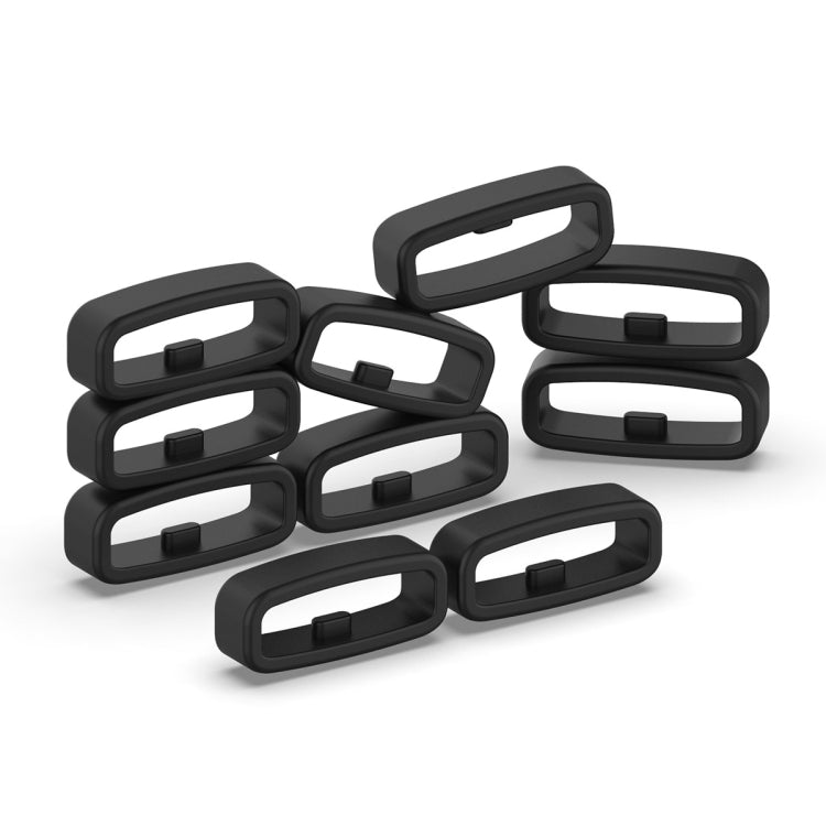 10pcs Universal Watch Band Fixed Silicone Ring Safety Buckle 18mm 20mm 22mm