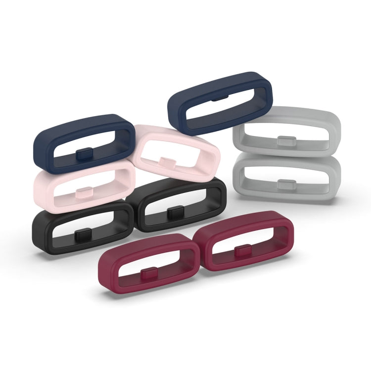 10pcs Universal Watch Band Fixed Silicone Ring Safety Buckle 18mm 20mm 22mm