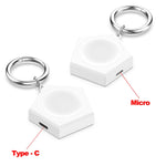 Per Huawei Watch Ultimate Portable Universal Smart Watch Charger, Micro-USB, Type-C