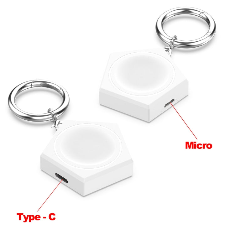 Per Huawei Watch Ultimate Portable Universal Smart Watch Charger, Micro-USB, Type-C