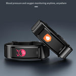 Braccialetto intelligente per auricolare Bluetooth B7, supporto monitoraggio del sonno / monitoraggio dell'ossigeno nel sangue / monitoraggio della frequenza cardiaca