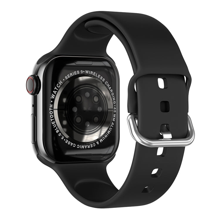 IW9 Smart Watch con schermo quadrato da 2,05 pollici supporta chiamate Bluetooth/monitoraggio dell'ossigeno nel sangue